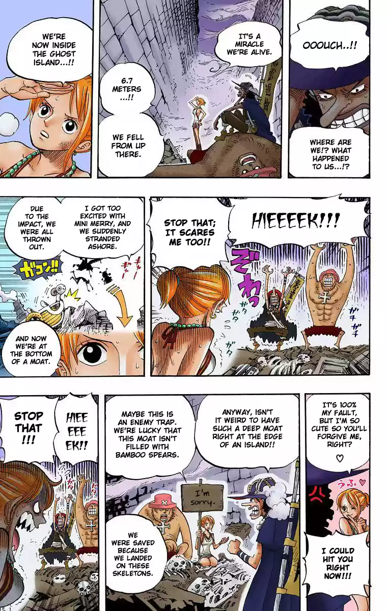One Piece - Digital Colored Comics Vol.46 Chapter 444: Adventure At Ghost Island