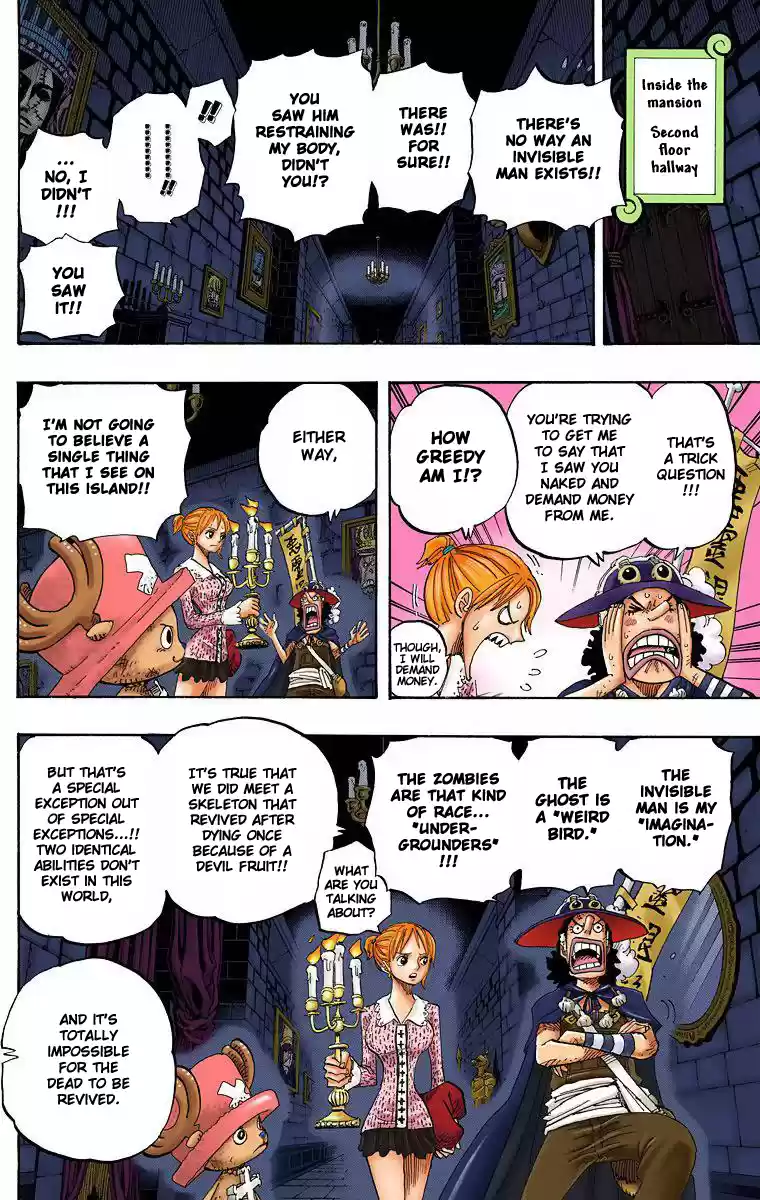 One Piece - Digital Colored Comics Vol.46 Chapter 447: Surprise Zombie