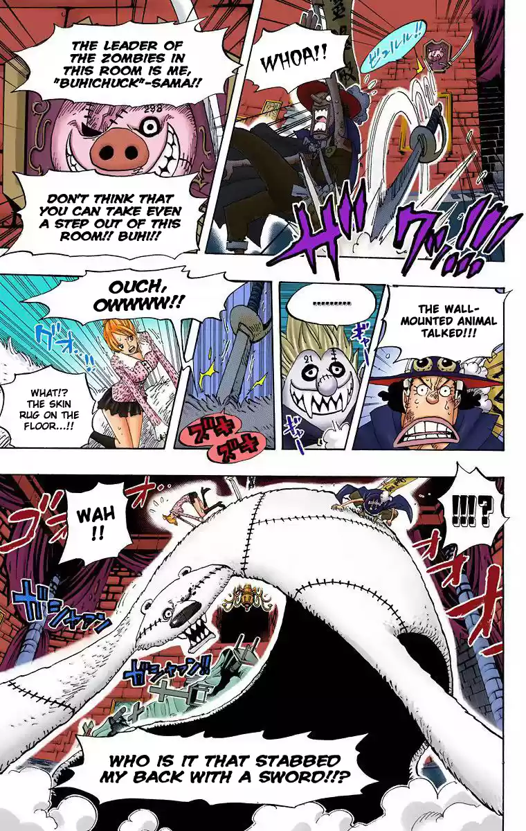One Piece - Digital Colored Comics Vol.46 Chapter 447: Surprise Zombie