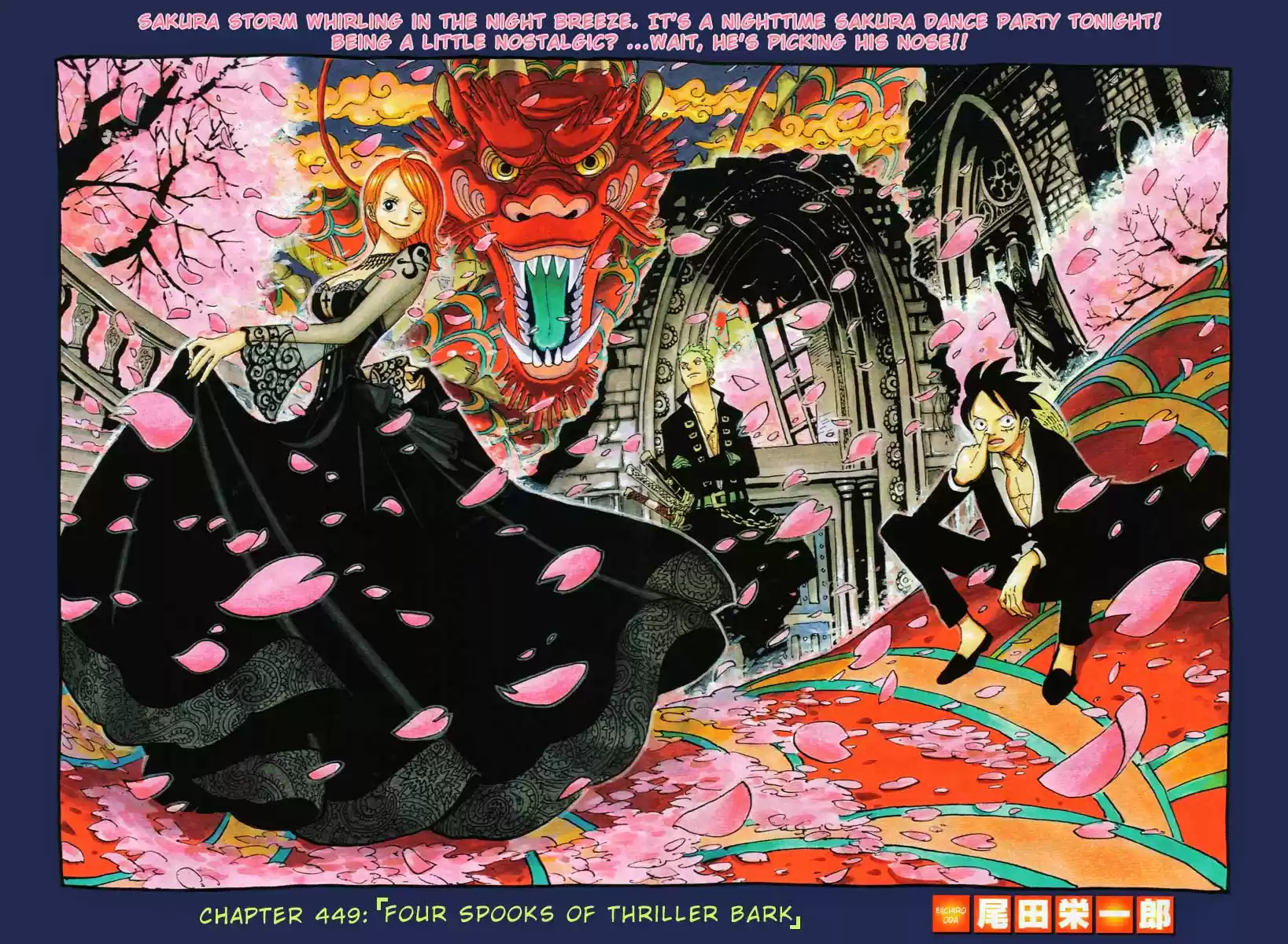 One Piece - Digital Colored Comics Vol.46 Chapter 449: Four Spooks Of Thriller Bark