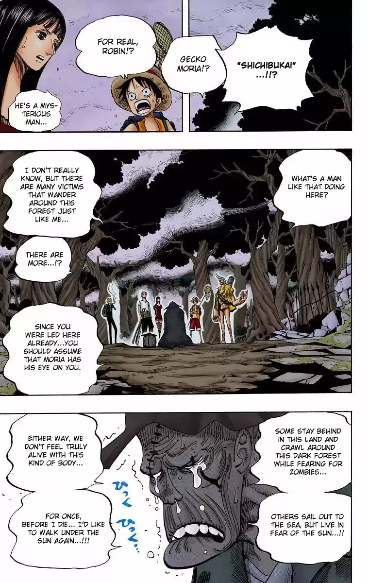 One Piece - Digital Colored Comics Vol.46 Chapter 449: Four Spooks Of Thriller Bark