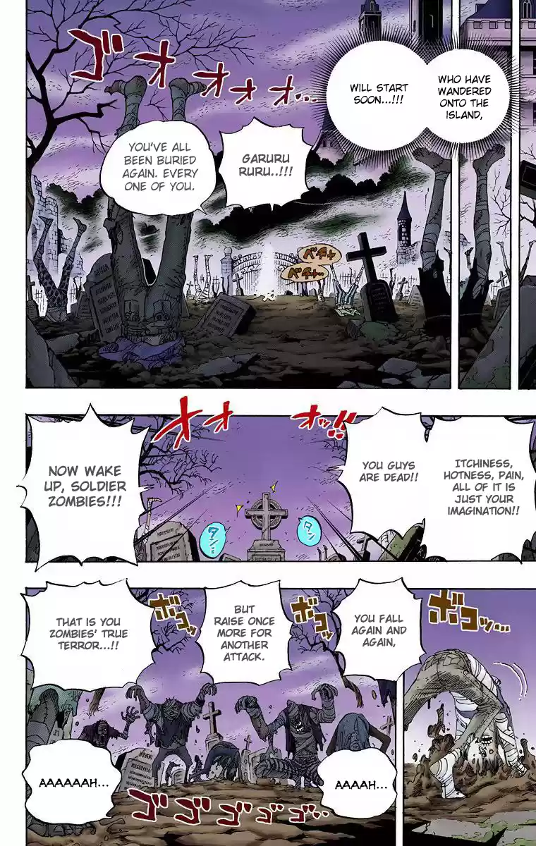 One Piece - Digital Colored Comics Vol.46 Chapter 449: Four Spooks Of Thriller Bark