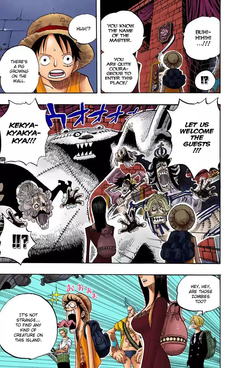 One Piece - Digital Colored Comics Vol.47 Chapter 450: General Zombie Night