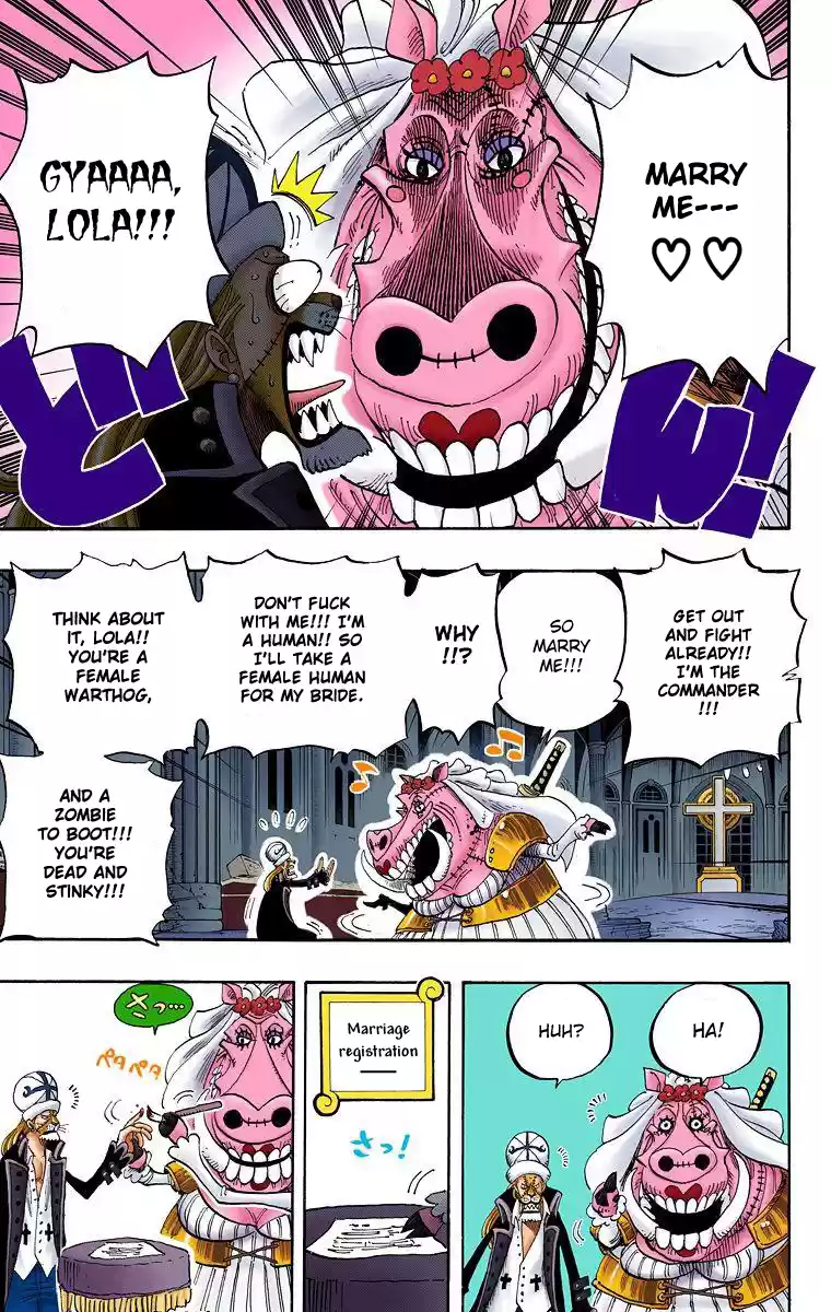 One Piece - Digital Colored Comics Vol.47 Chapter 451: Perona's Wonder Garden