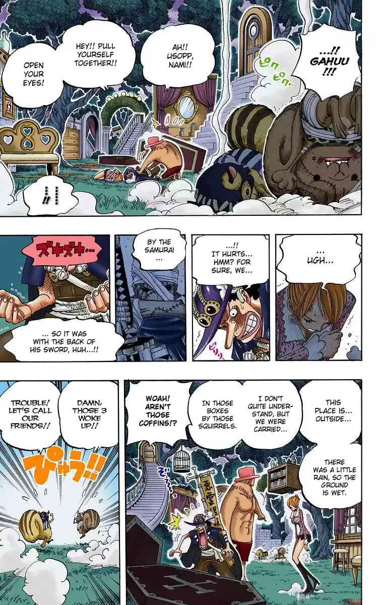 One Piece - Digital Colored Comics Vol.47 Chapter 451: Perona's Wonder Garden