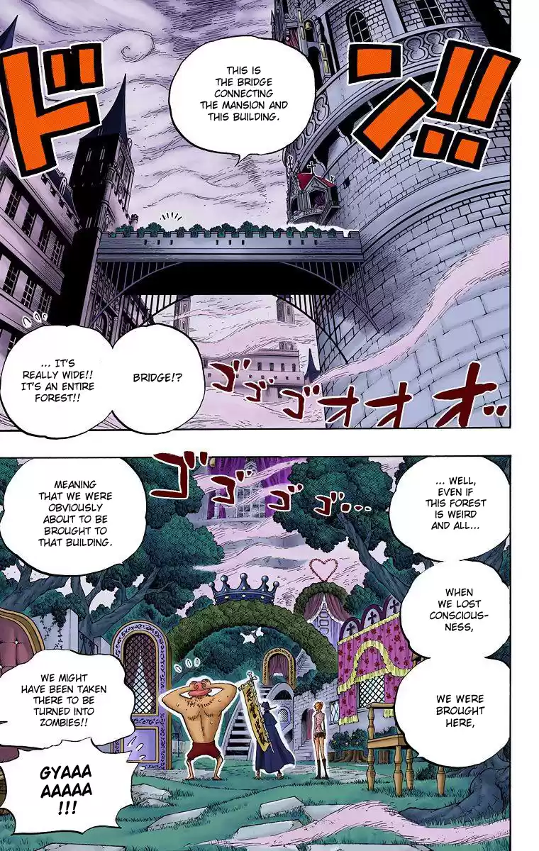 One Piece - Digital Colored Comics Vol.47 Chapter 451: Perona's Wonder Garden