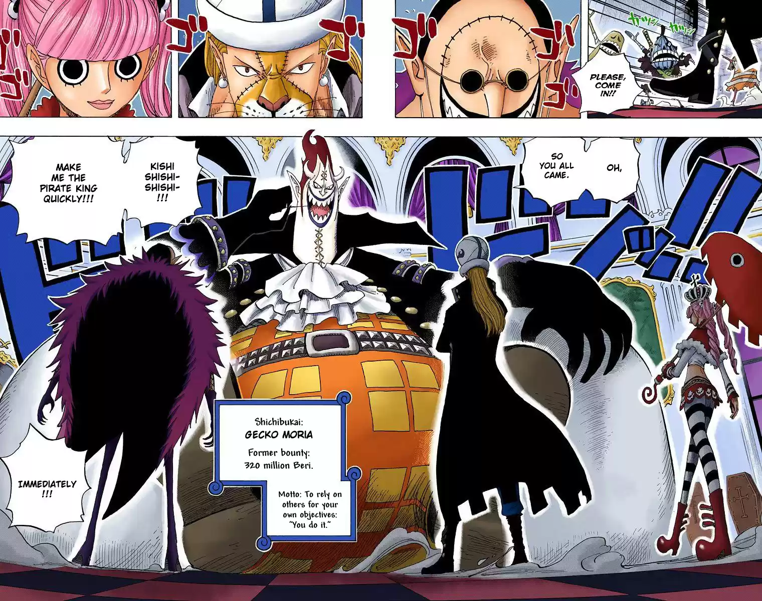 One Piece - Digital Colored Comics Vol.47 Chapter 455: Shichibukai Gecko Moria