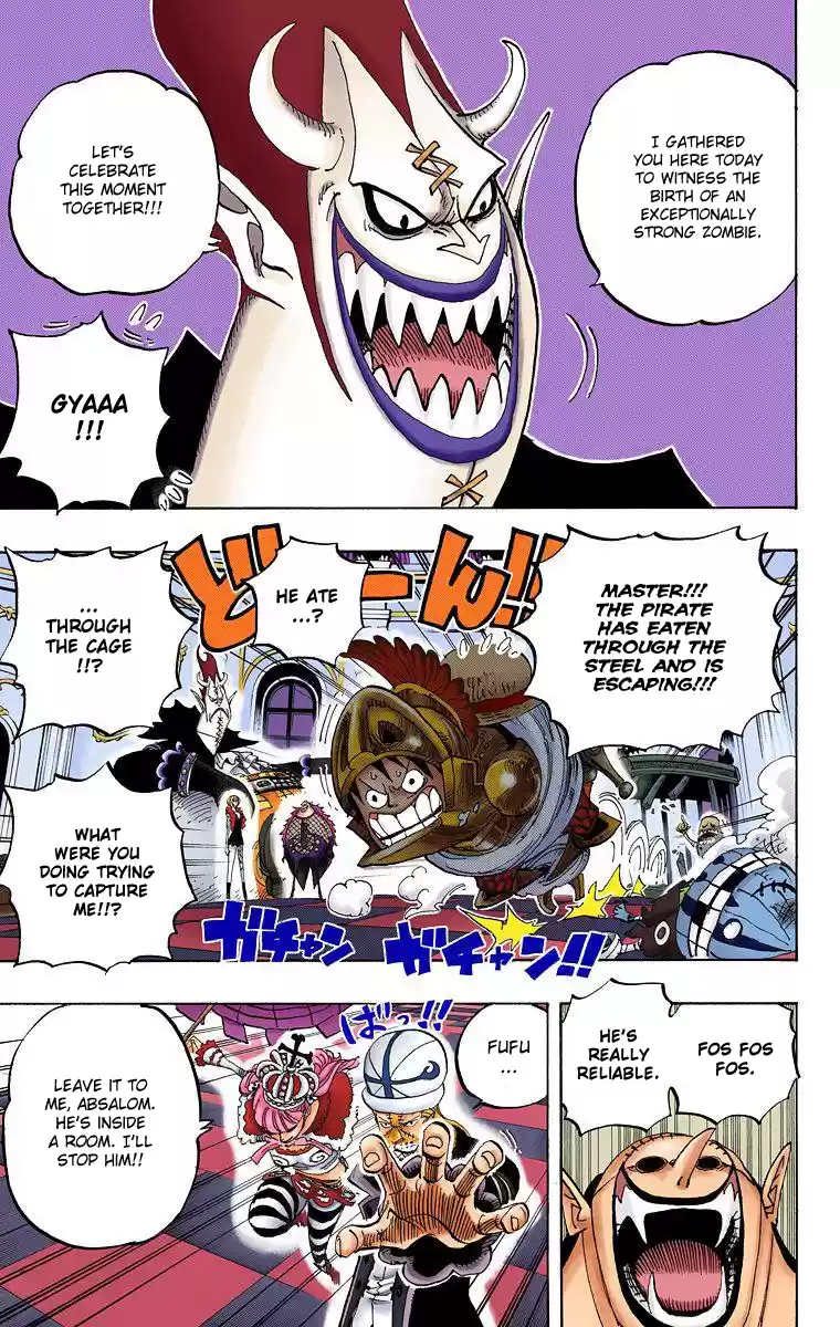 One Piece - Digital Colored Comics Vol.47 Chapter 455: Shichibukai Gecko Moria