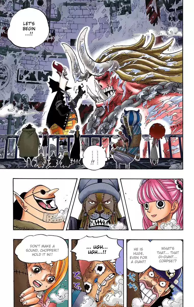 One Piece - Digital Colored Comics Vol.47 Chapter 457: Meeeeaaaat!!!