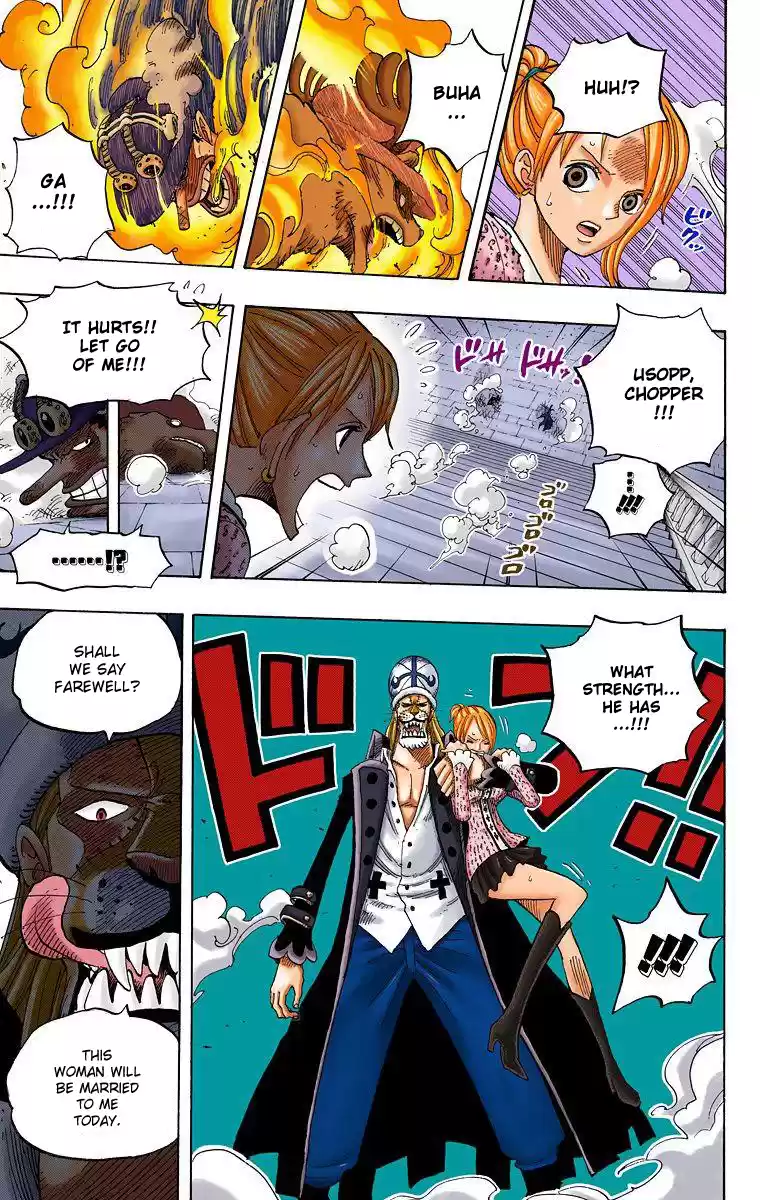 One Piece - Digital Colored Comics Vol.47 Chapter 457: Meeeeaaaat!!!