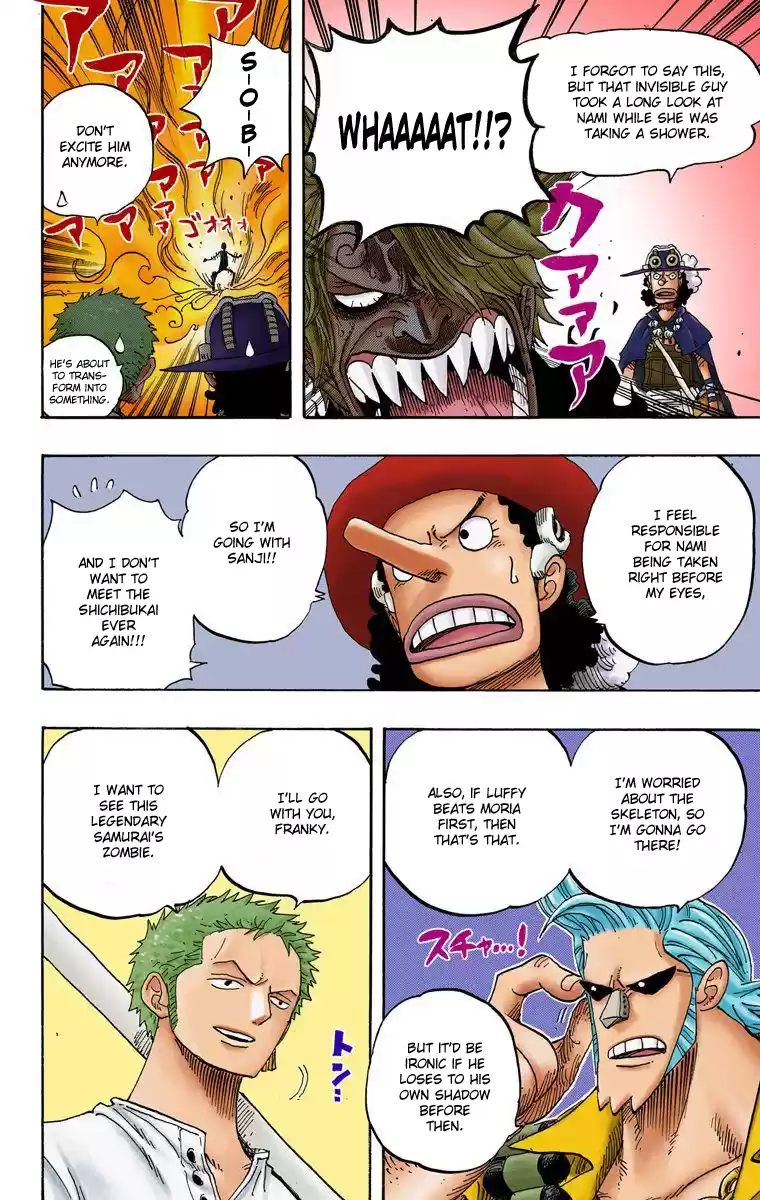 One Piece - Digital Colored Comics Vol.48 Chapter 460: Get 'em Back Before Dawn!!