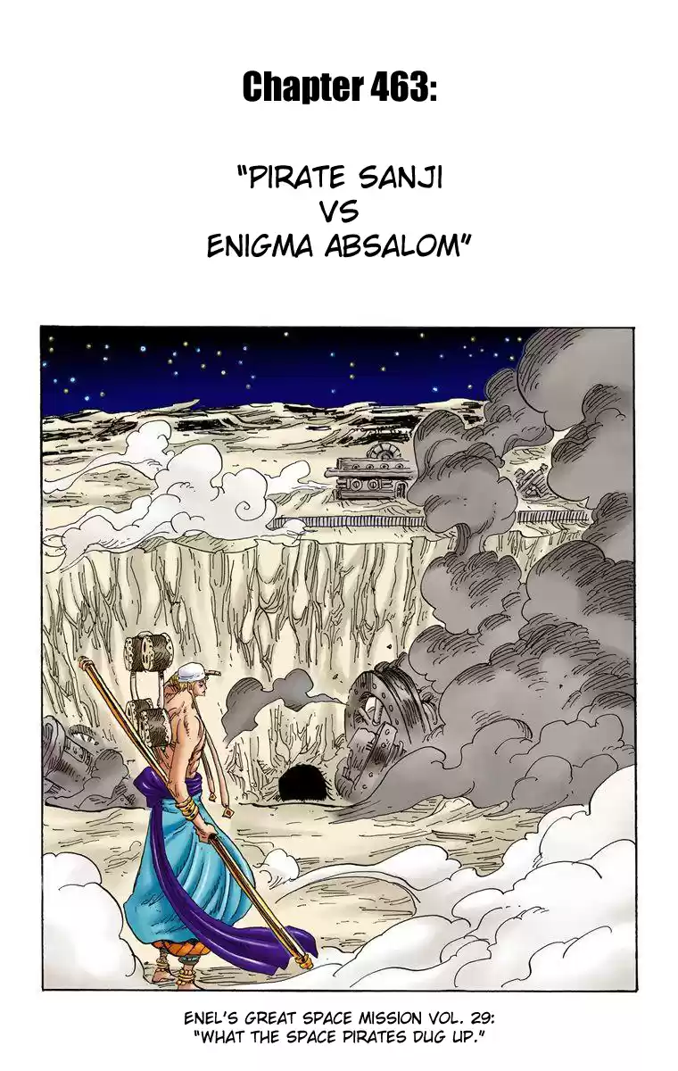 One Piece - Digital Colored Comics Vol.48 Chapter 463: Pirate Sanji Vs Enigma Absalom