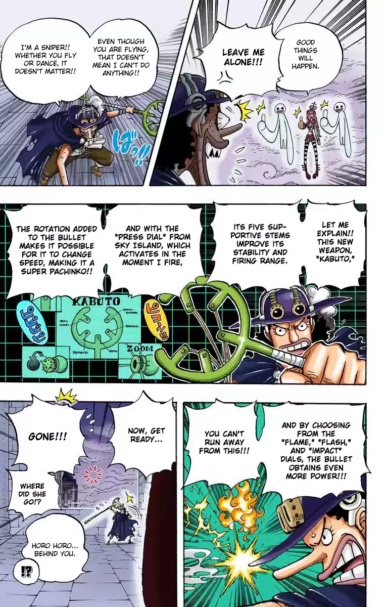 One Piece - Digital Colored Comics Vol.48 Chapter 465: Pirate Usopp Vs Princess Perona