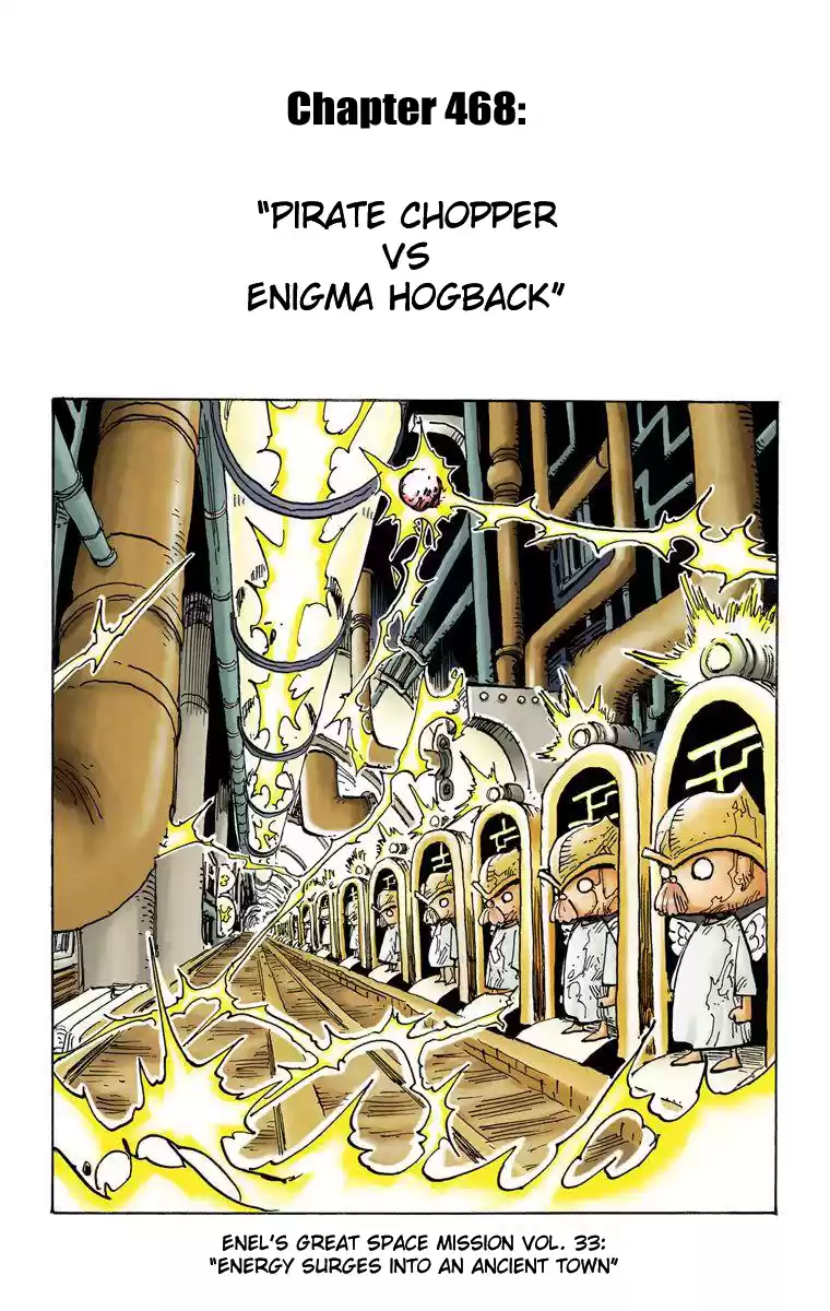 One Piece - Digital Colored Comics Vol.48 Chapter 468: Pirate Chopper Vs Enigma Hogback