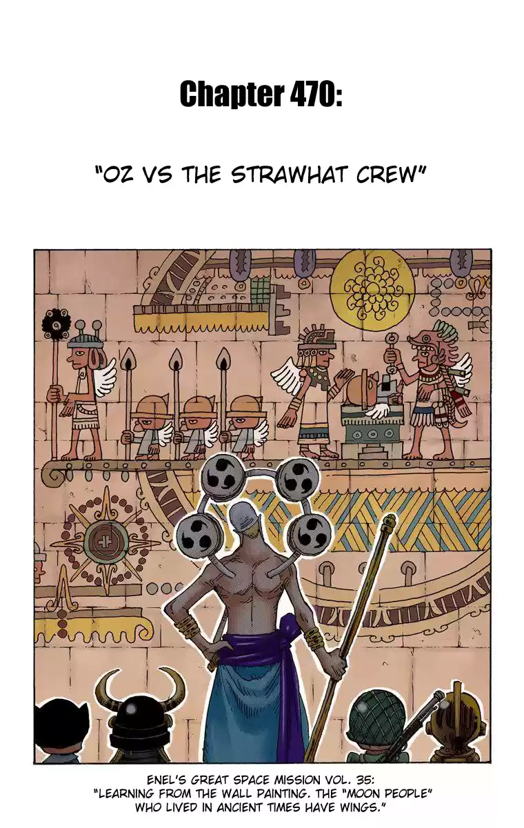 One Piece - Digital Colored Comics Vol.48 Chapter 470: Oz Vs The Strawhat Crew