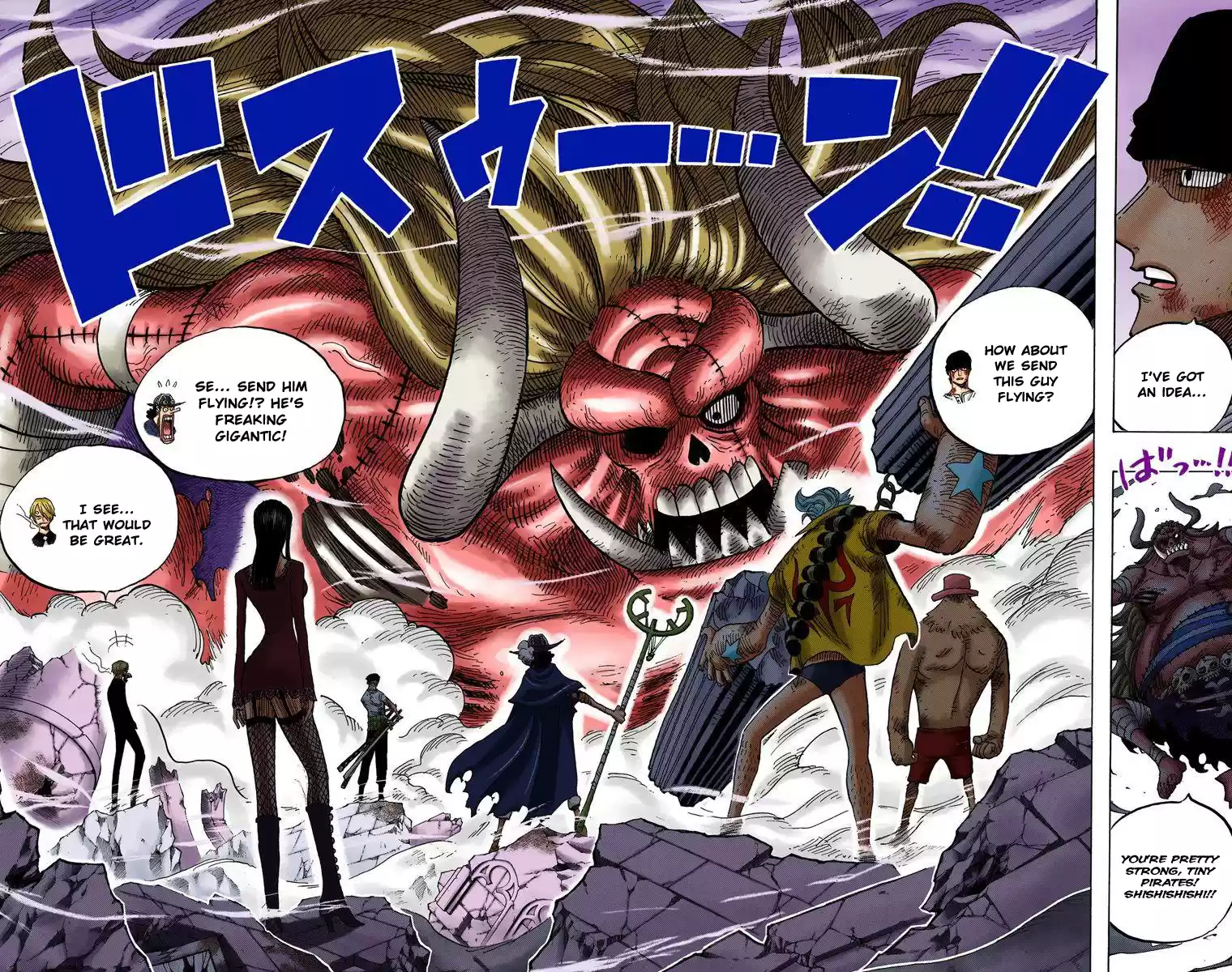 One Piece - Digital Colored Comics Vol.49 Chapter 472: Down