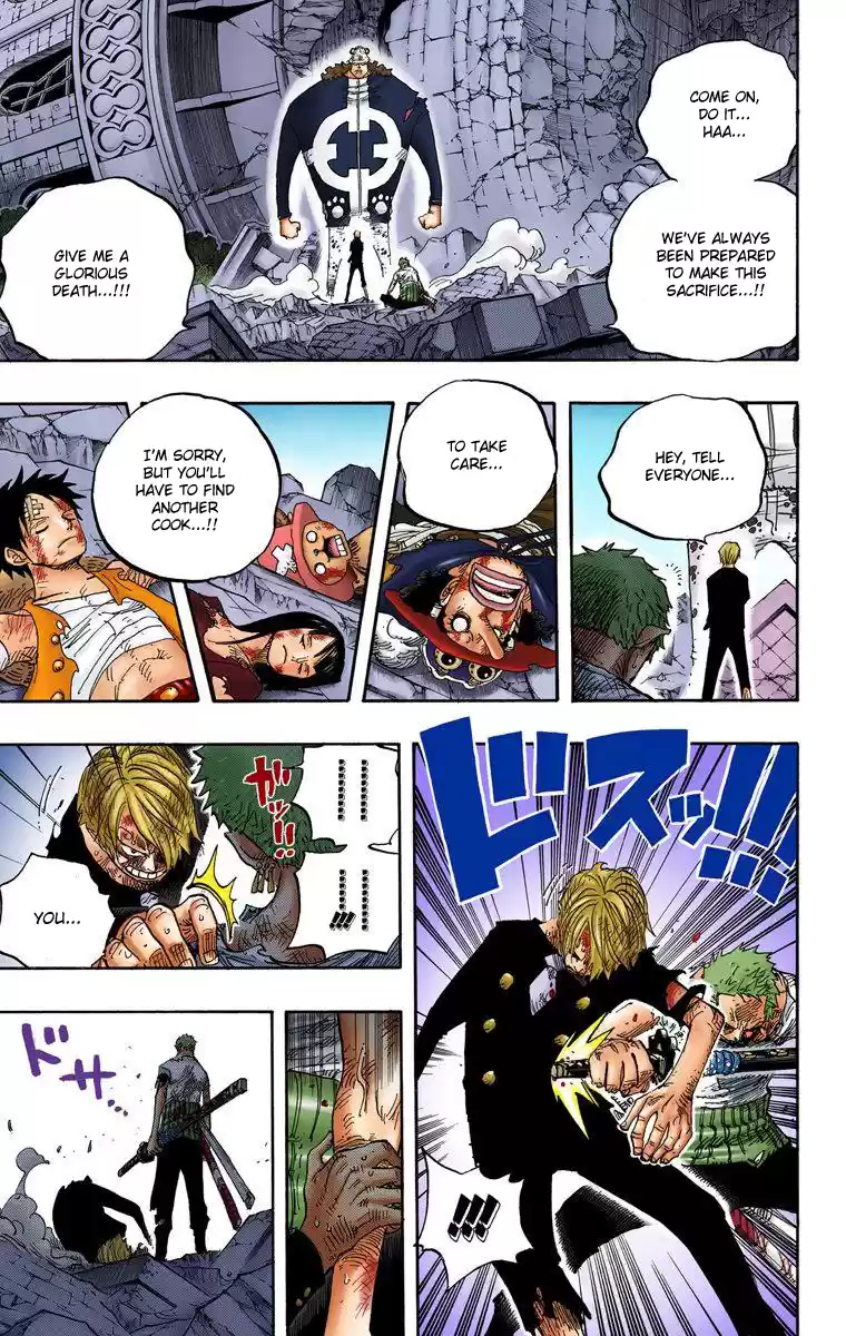 One Piece - Digital Colored Comics Vol.50 Chapter 485: Strawhat Pirates - Pirate Hunter Zoro
