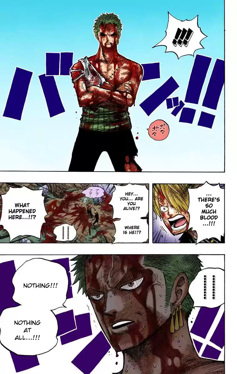 One Piece - Digital Colored Comics Vol.50 Chapter 485: Strawhat Pirates - Pirate Hunter Zoro