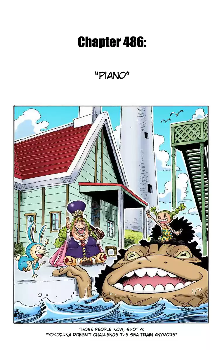One Piece - Digital Colored Comics Vol.50 Chapter 486: Piano