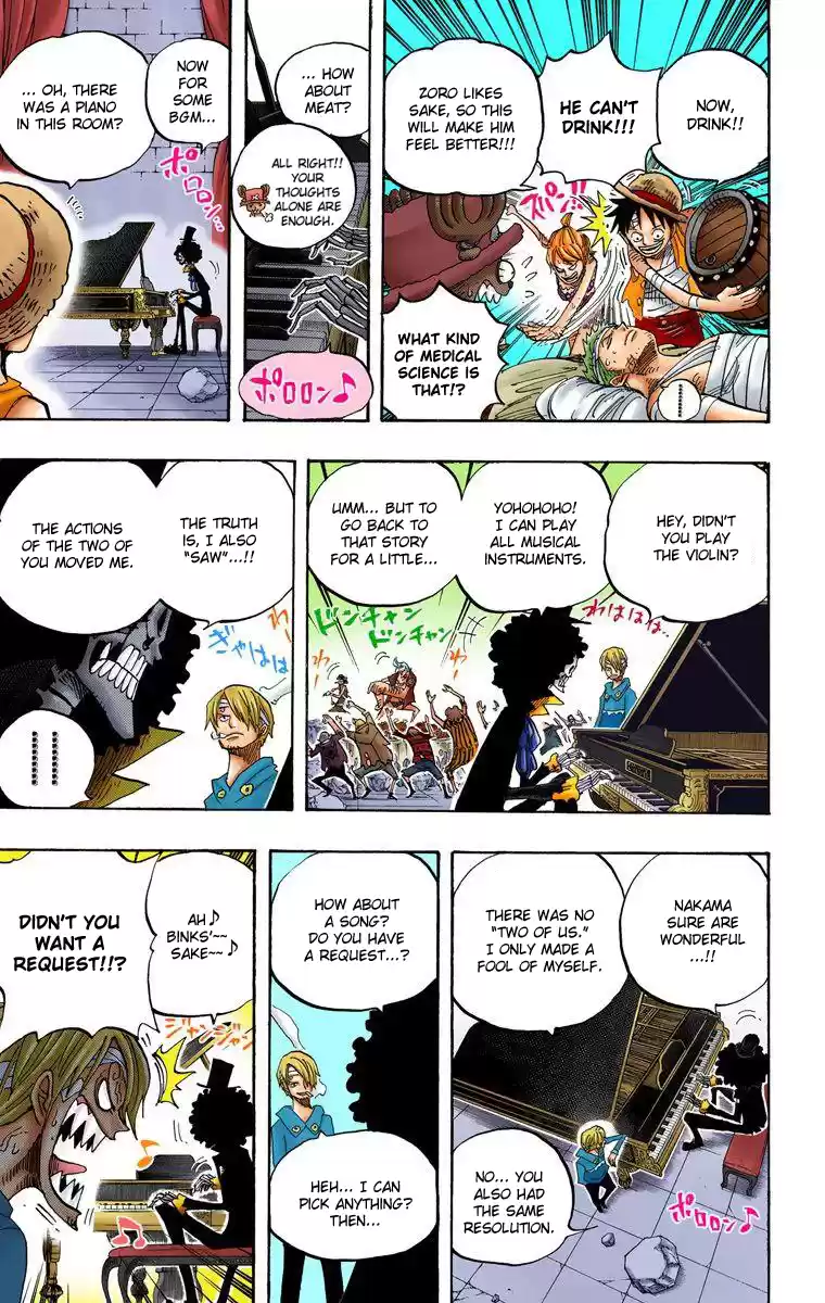 One Piece - Digital Colored Comics Vol.50 Chapter 486: Piano
