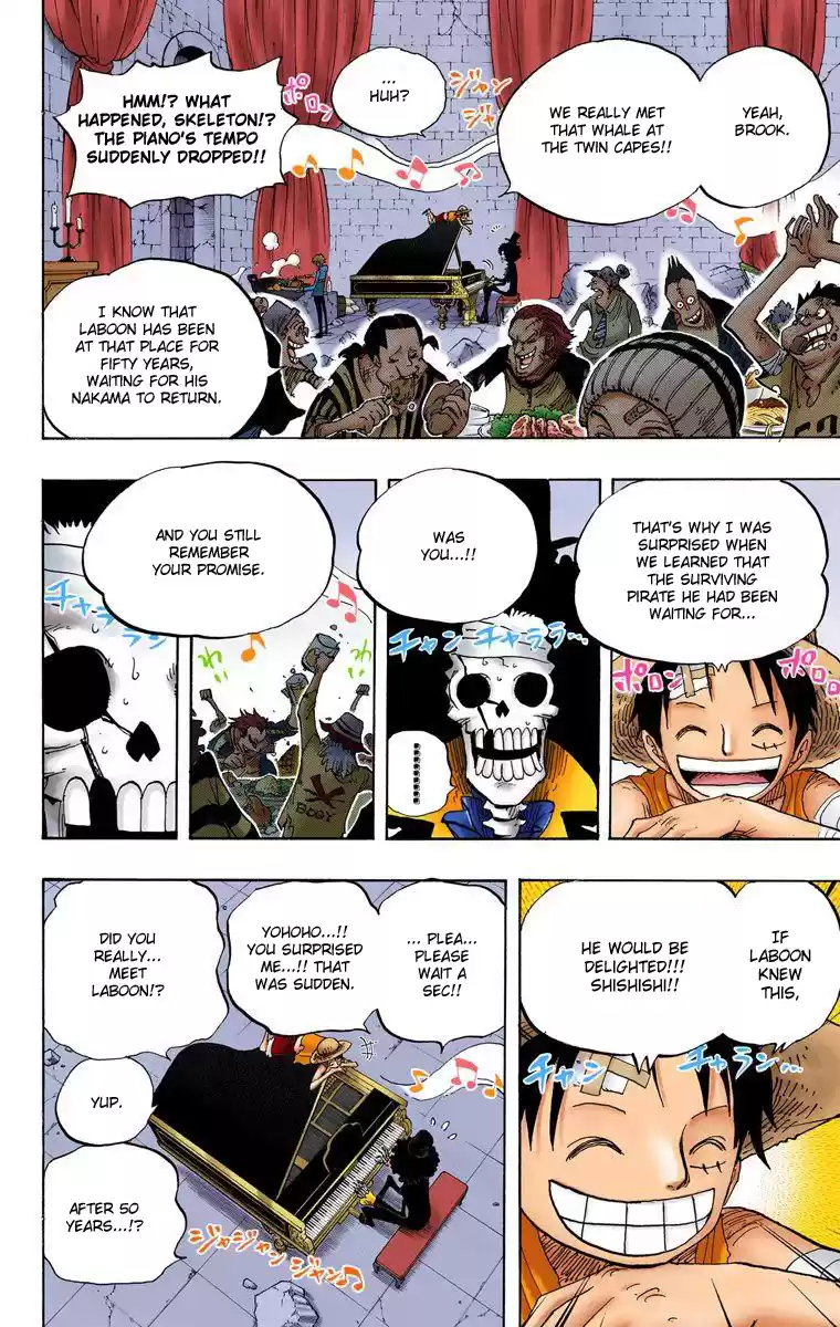 One Piece - Digital Colored Comics Vol.50 Chapter 486: Piano