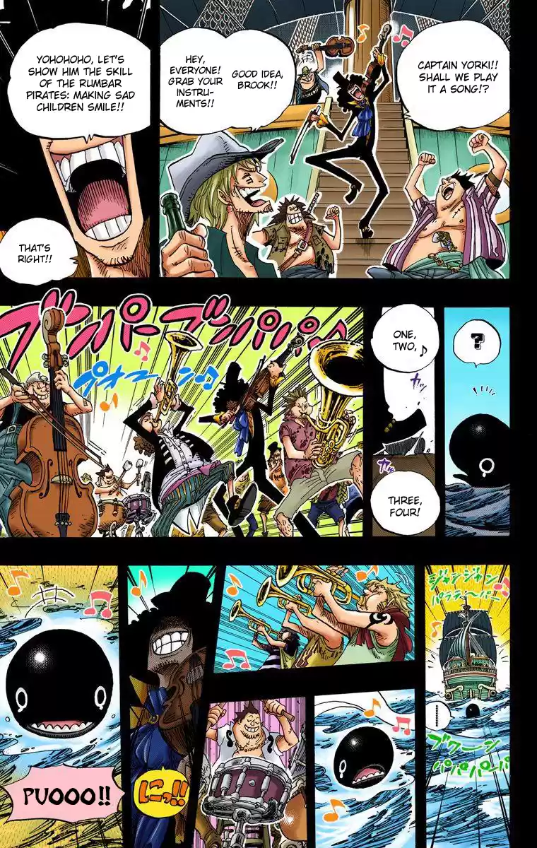 One Piece - Digital Colored Comics Vol.50 Chapter 486: Piano