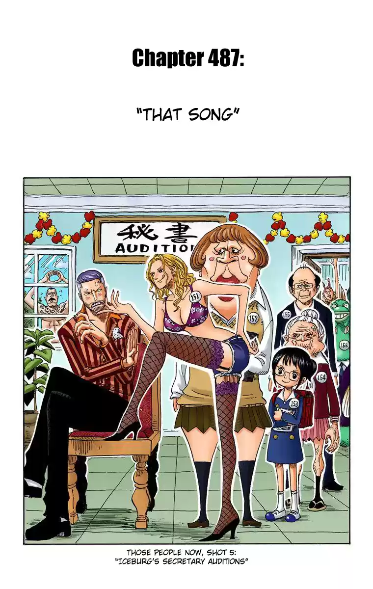One Piece - Digital Colored Comics Vol.50 Chapter 487: That Song