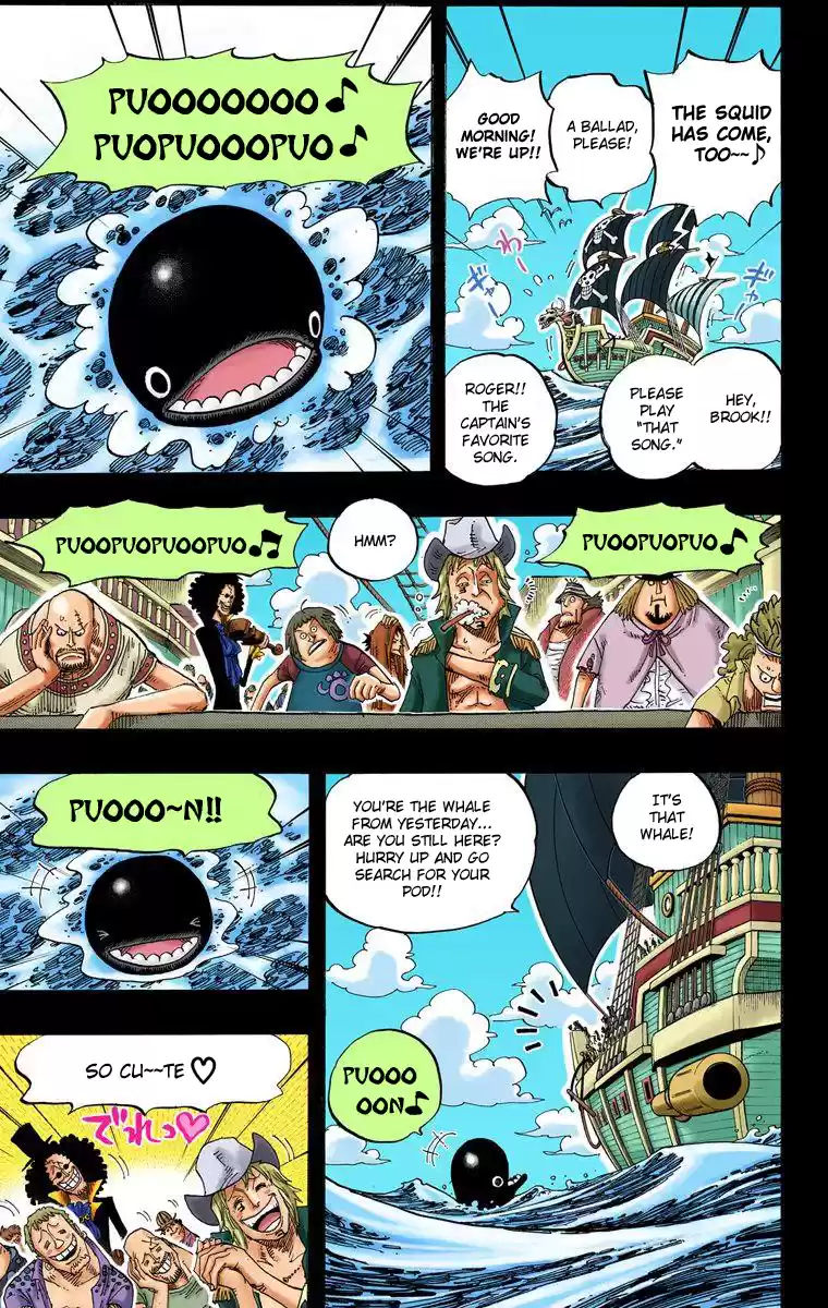 One Piece - Digital Colored Comics Vol.50 Chapter 487: That Song