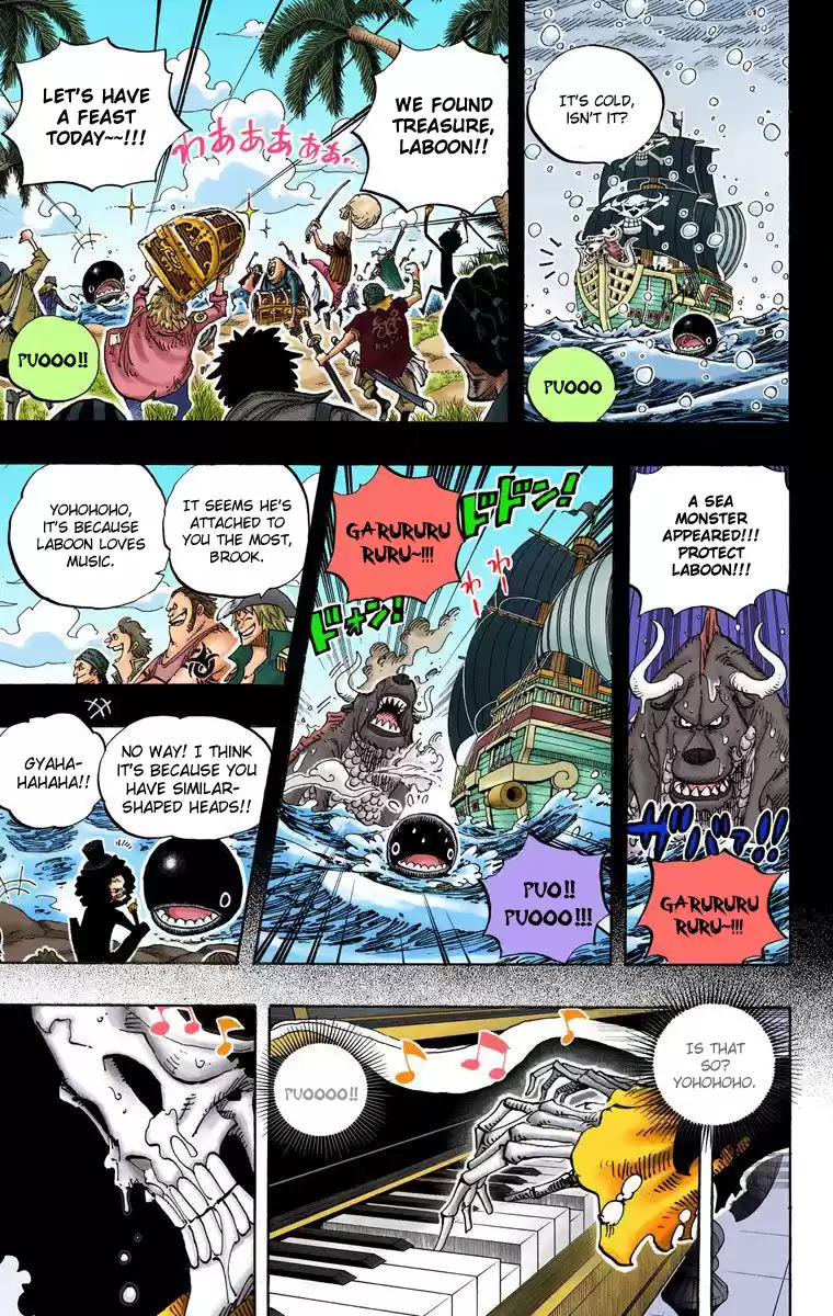 One Piece - Digital Colored Comics Vol.50 Chapter 487: That Song