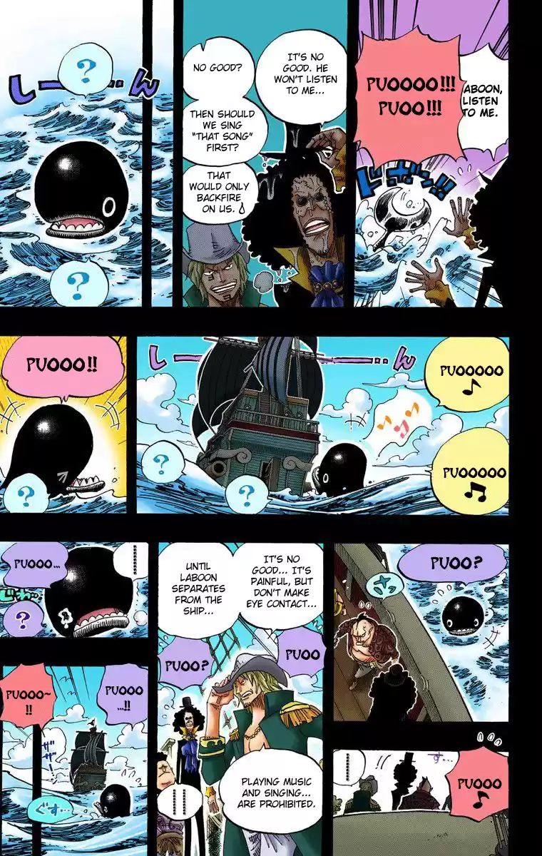One Piece - Digital Colored Comics Vol.50 Chapter 487: That Song