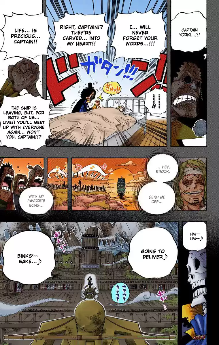 One Piece - Digital Colored Comics Vol.50 Chapter 487: That Song