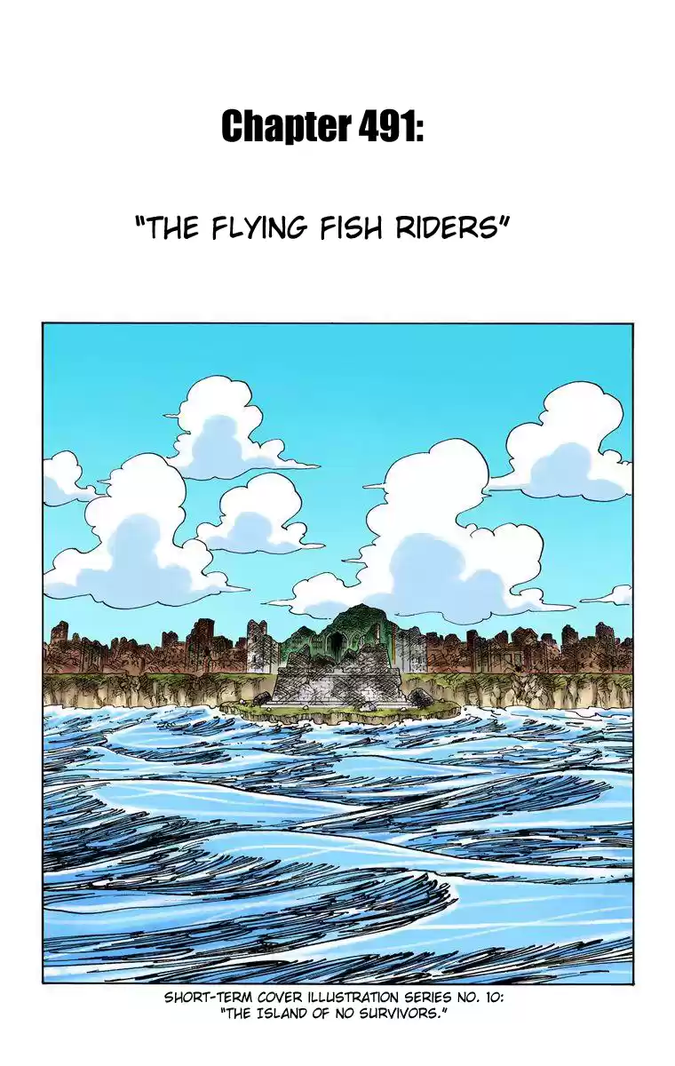 One Piece - Digital Colored Comics Vol.50 Chapter 491: The Flying Fish Riders