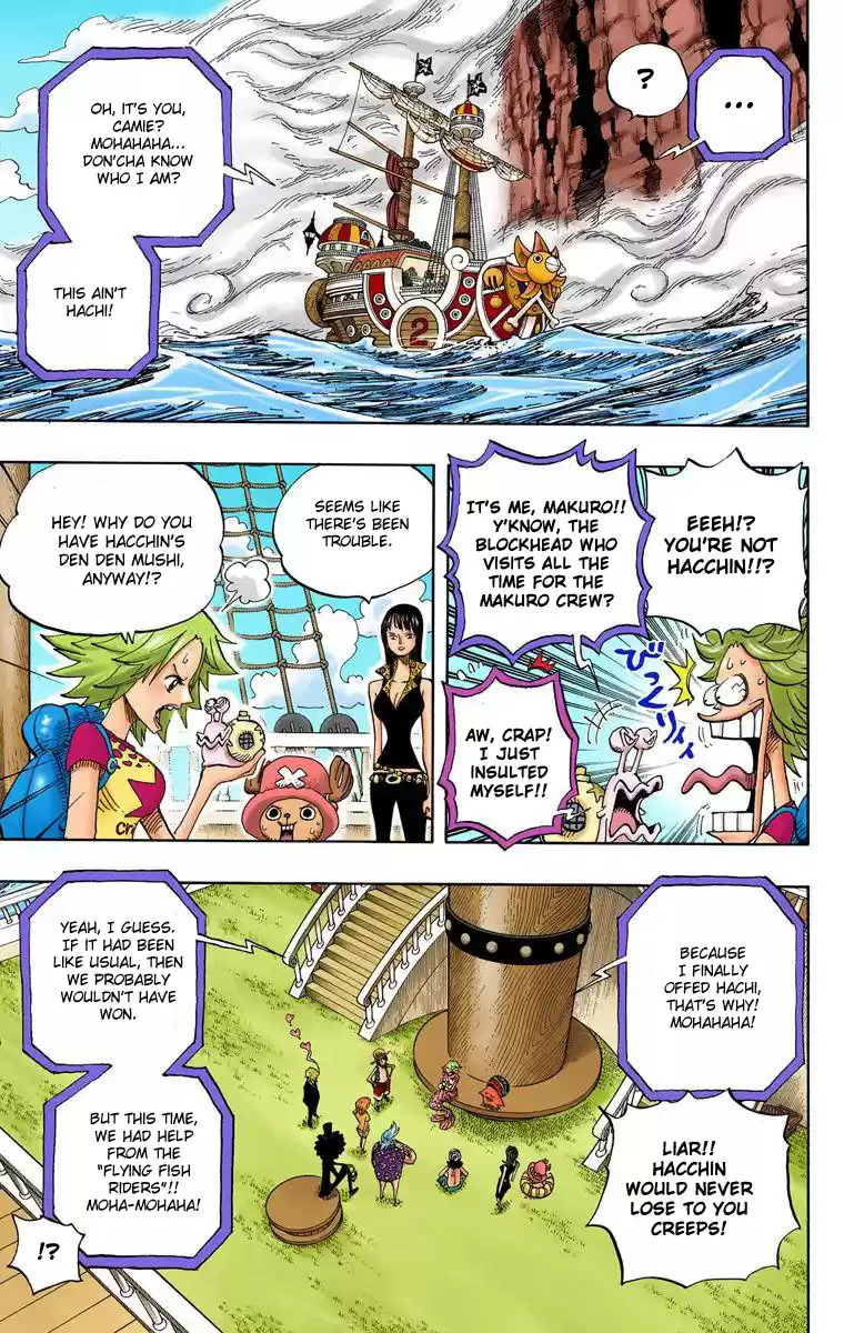 One Piece - Digital Colored Comics Vol.50 Chapter 491: The Flying Fish Riders