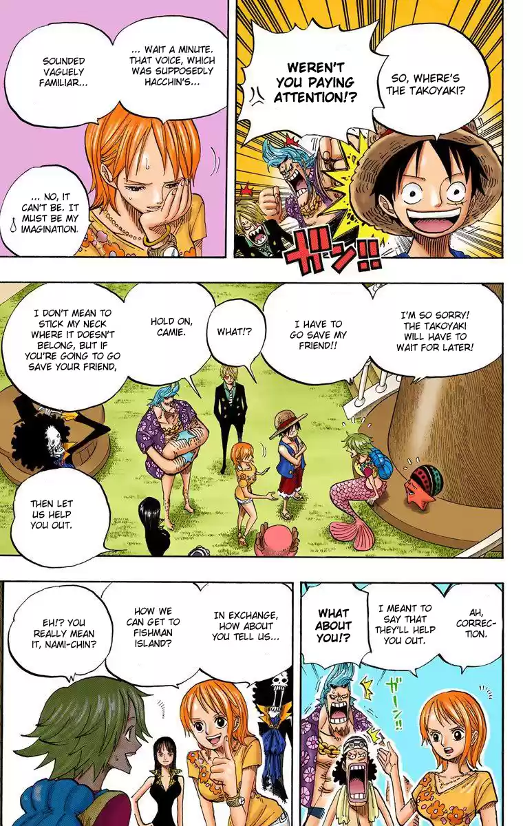 One Piece - Digital Colored Comics Vol.50 Chapter 491: The Flying Fish Riders