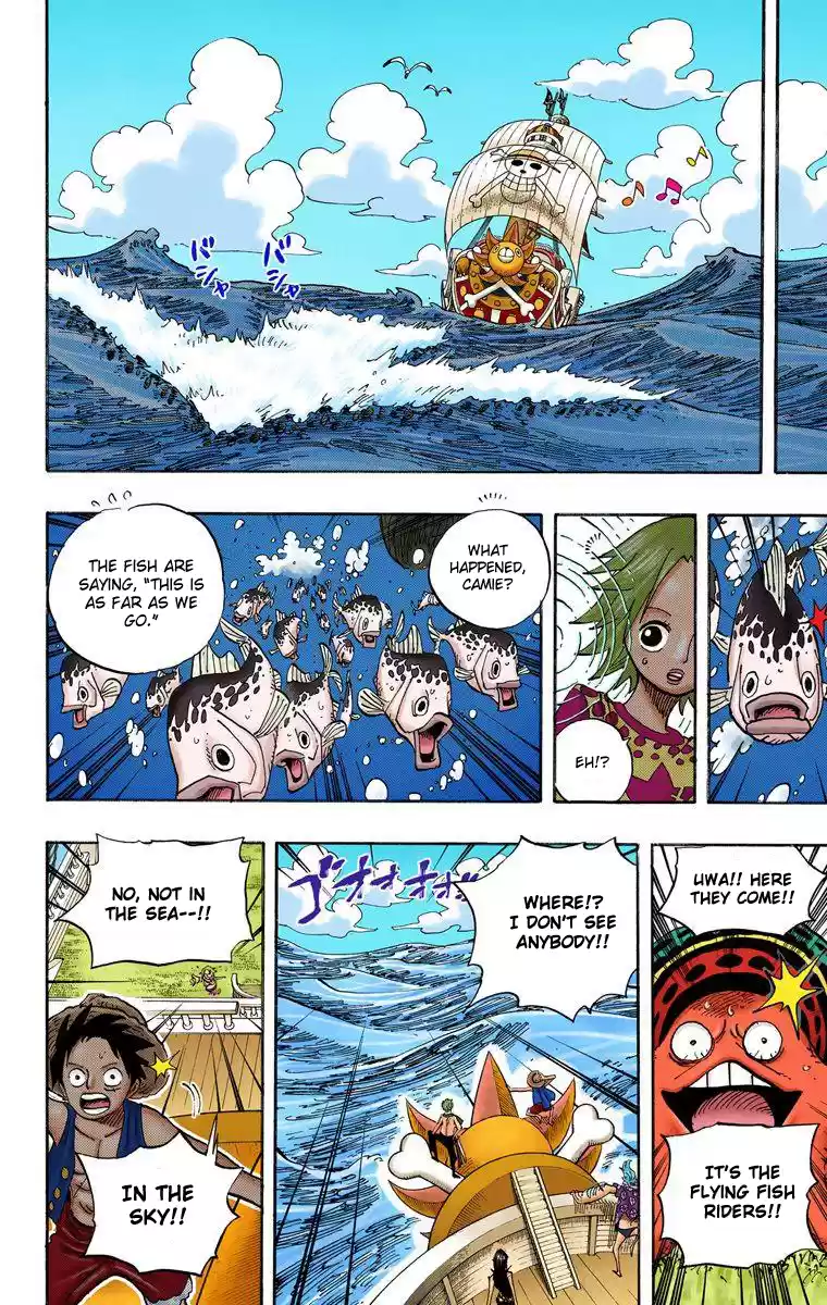 One Piece - Digital Colored Comics Vol.50 Chapter 491: The Flying Fish Riders