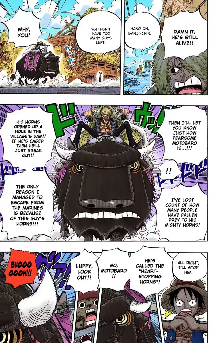 One Piece - Digital Colored Comics Vol.51 Chapter 495: Gaon Cannon