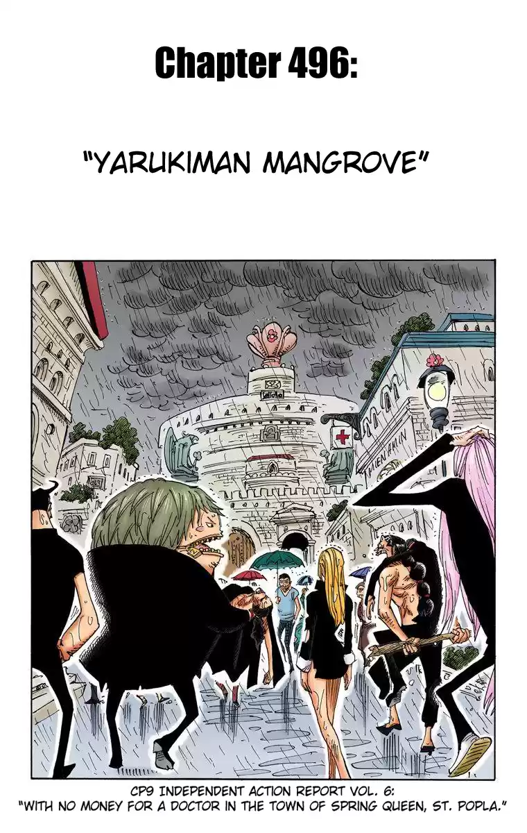 One Piece - Digital Colored Comics Vol.51 Chapter 496: Yarukiman Mangrove