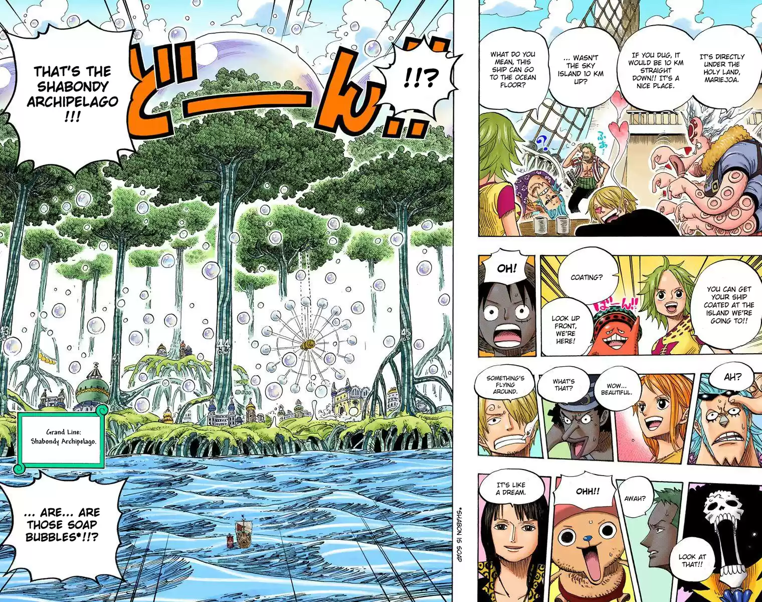 One Piece - Digital Colored Comics Vol.51 Chapter 496: Yarukiman Mangrove