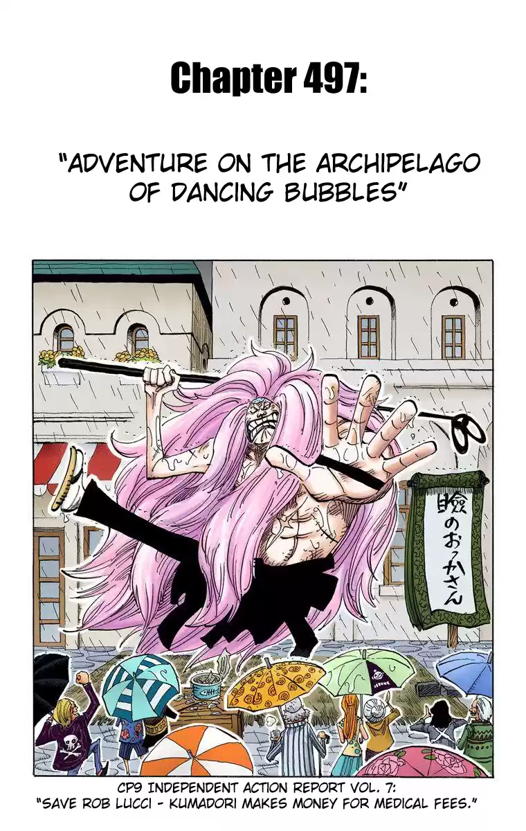 One Piece - Digital Colored Comics Vol.51 Chapter 497: Adventure On The Archipelago Of Dancing Bubbles