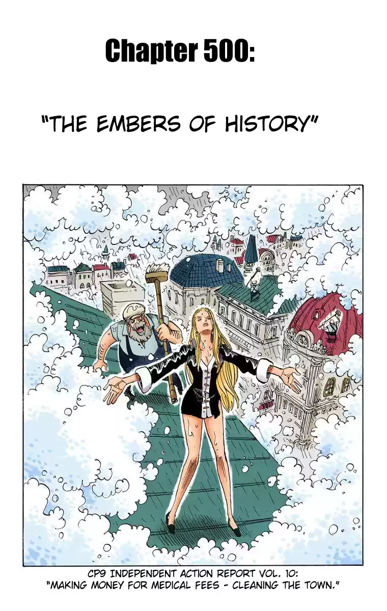 One Piece - Digital Colored Comics Vol.51 Chapter 500: The Embers Of History