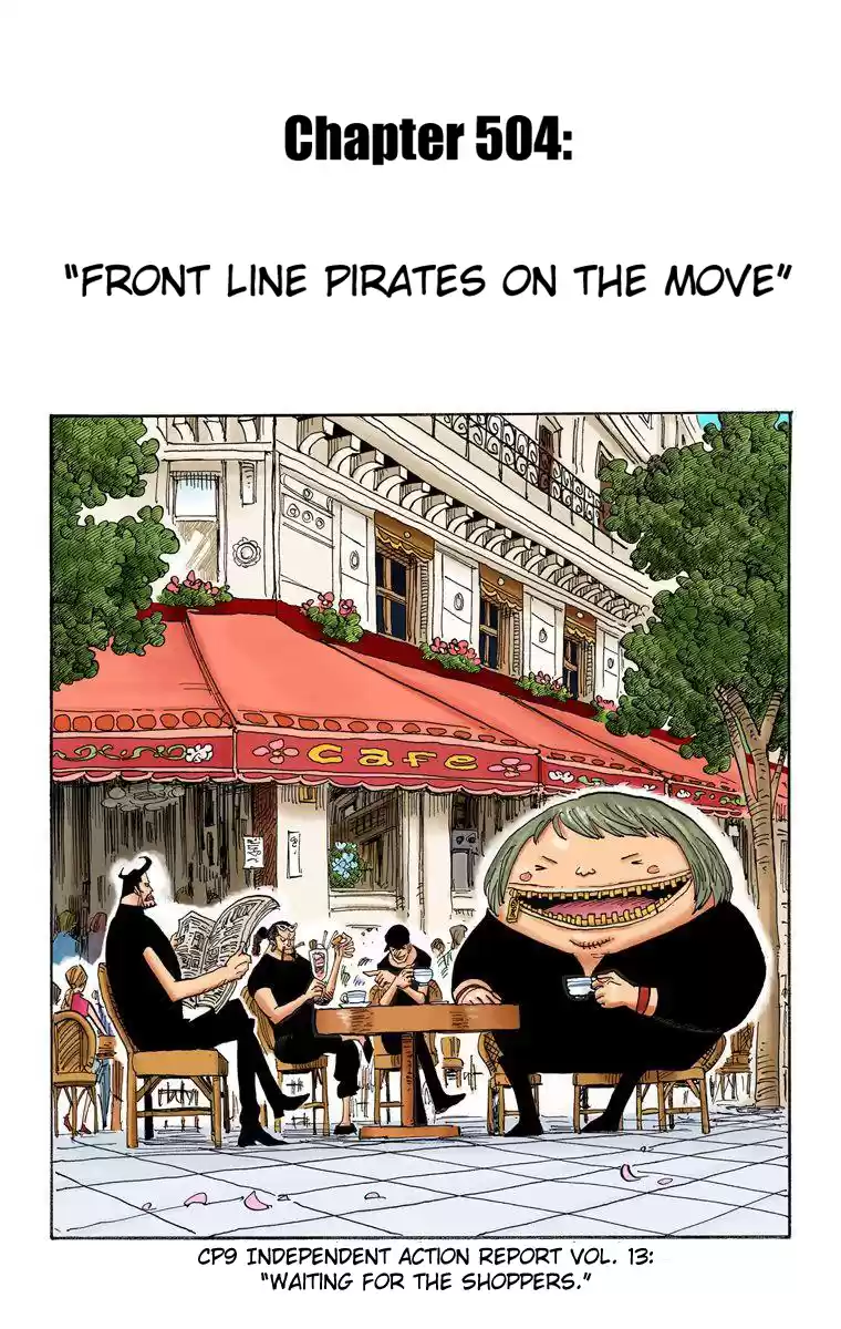 One Piece - Digital Colored Comics Vol.52 Chapter 504: Front Line Pirates On The Move
