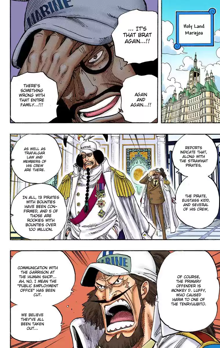 One Piece - Digital Colored Comics Vol.52 Chapter 504: Front Line Pirates On The Move