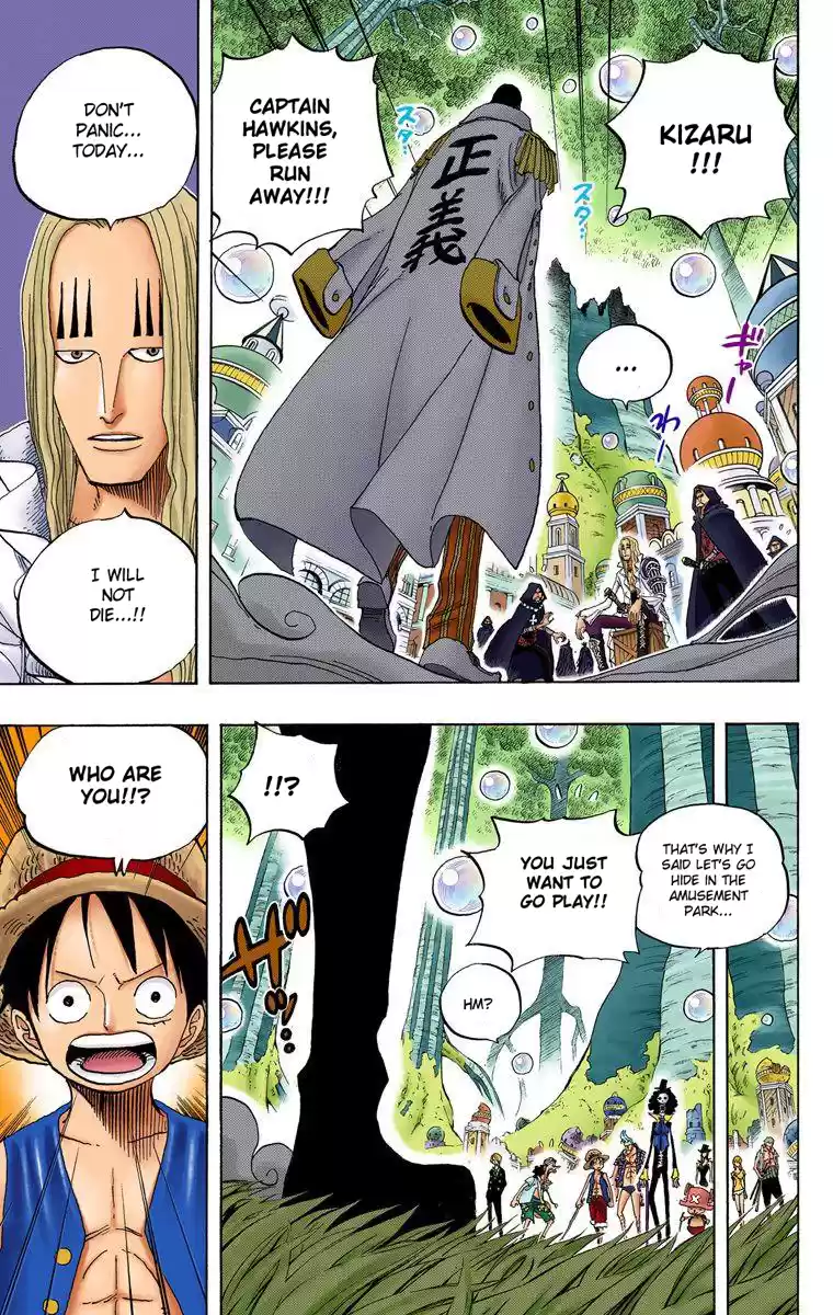 One Piece - Digital Colored Comics Vol.52 Chapter 507: Kizaru Arrives