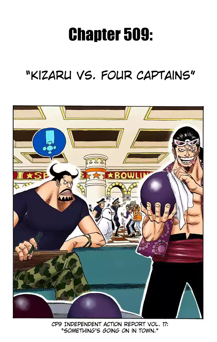 One Piece - Digital Colored Comics Vol.52 Chapter 509: Kizaru Vs. Four Captains
