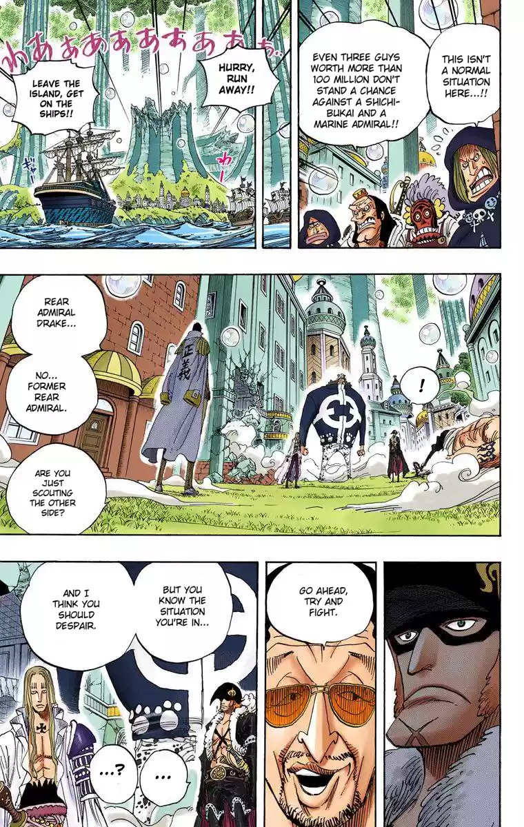 One Piece - Digital Colored Comics Vol.52 Chapter 509: Kizaru Vs. Four Captains