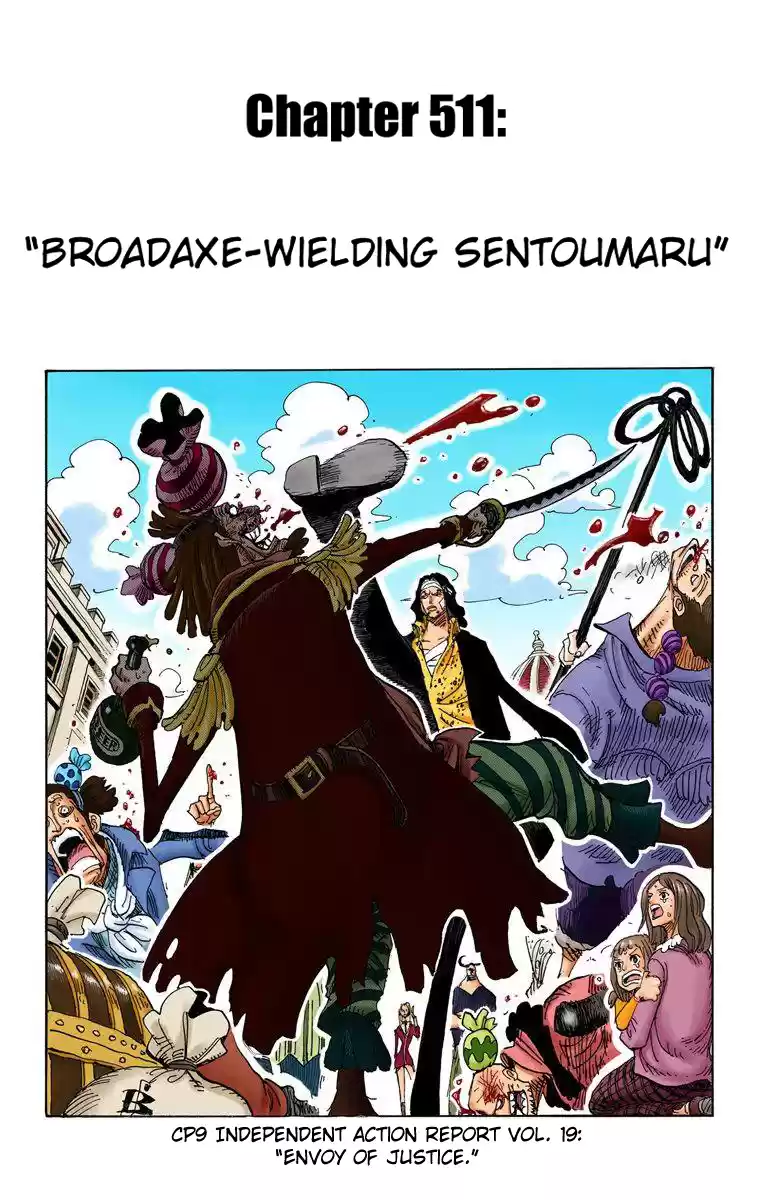 One Piece - Digital Colored Comics Vol.52 Chapter 511: Broadaxe-Wielding Sentoumaru