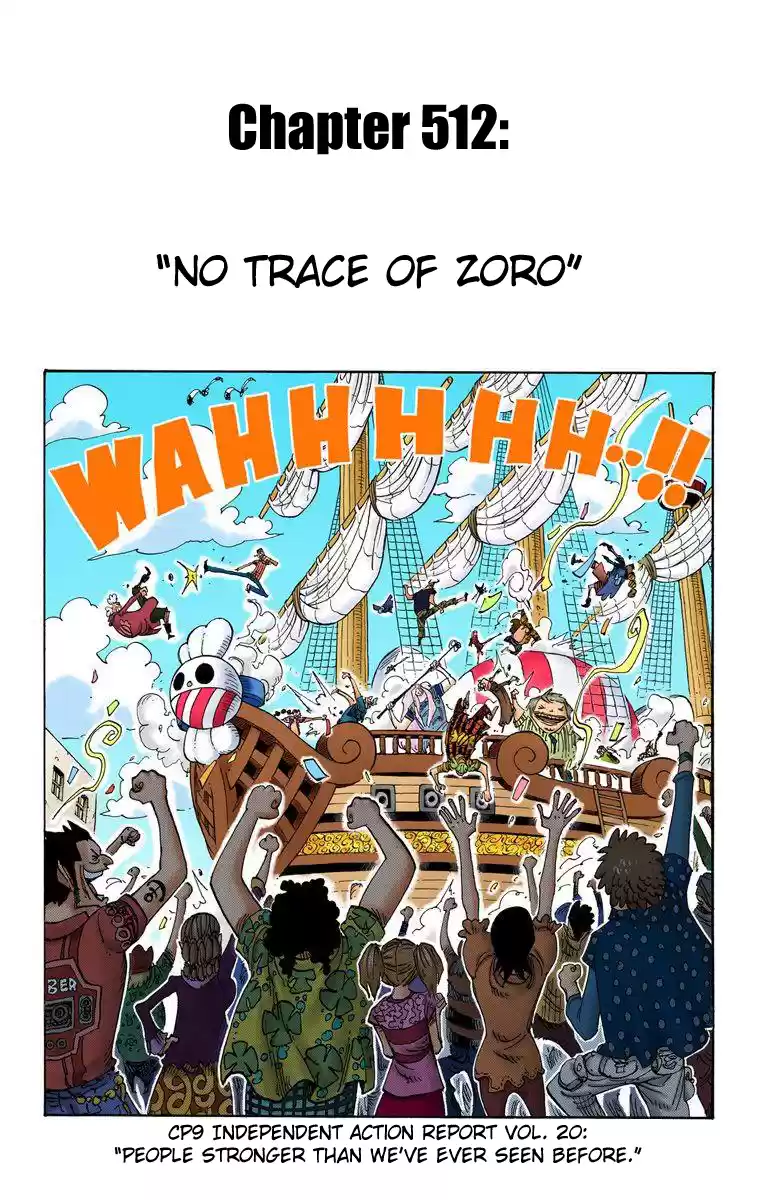 One Piece - Digital Colored Comics Vol.52 Chapter 512: No Trace Of Zoro