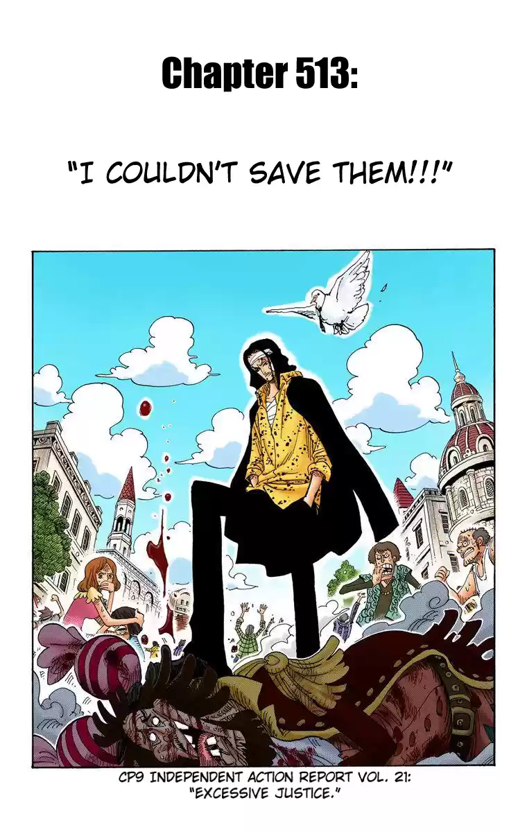 One Piece - Digital Colored Comics Vol.53 Chapter 513: I Couldn't Save Them!!!