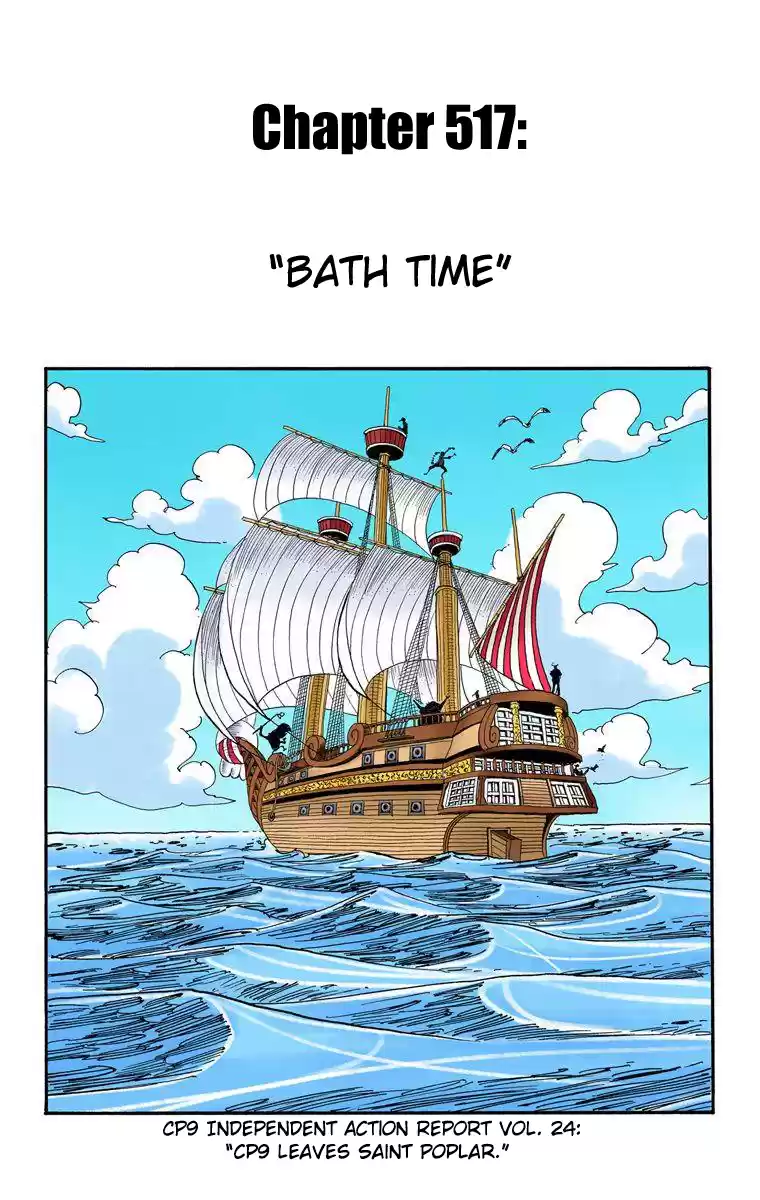 One Piece - Digital Colored Comics Vol.53 Chapter 517: Bath Time