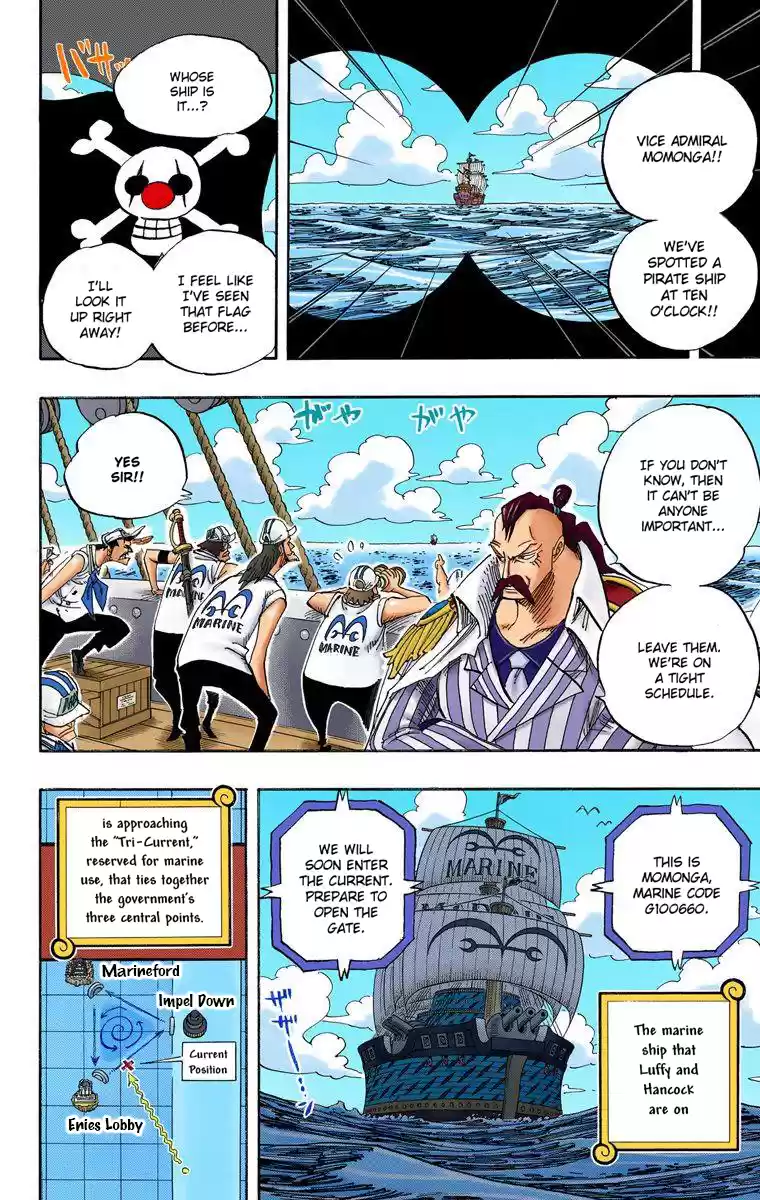 One Piece - Digital Colored Comics Vol.54 Chapter 525: The Sea Floor Prison, Impel Down